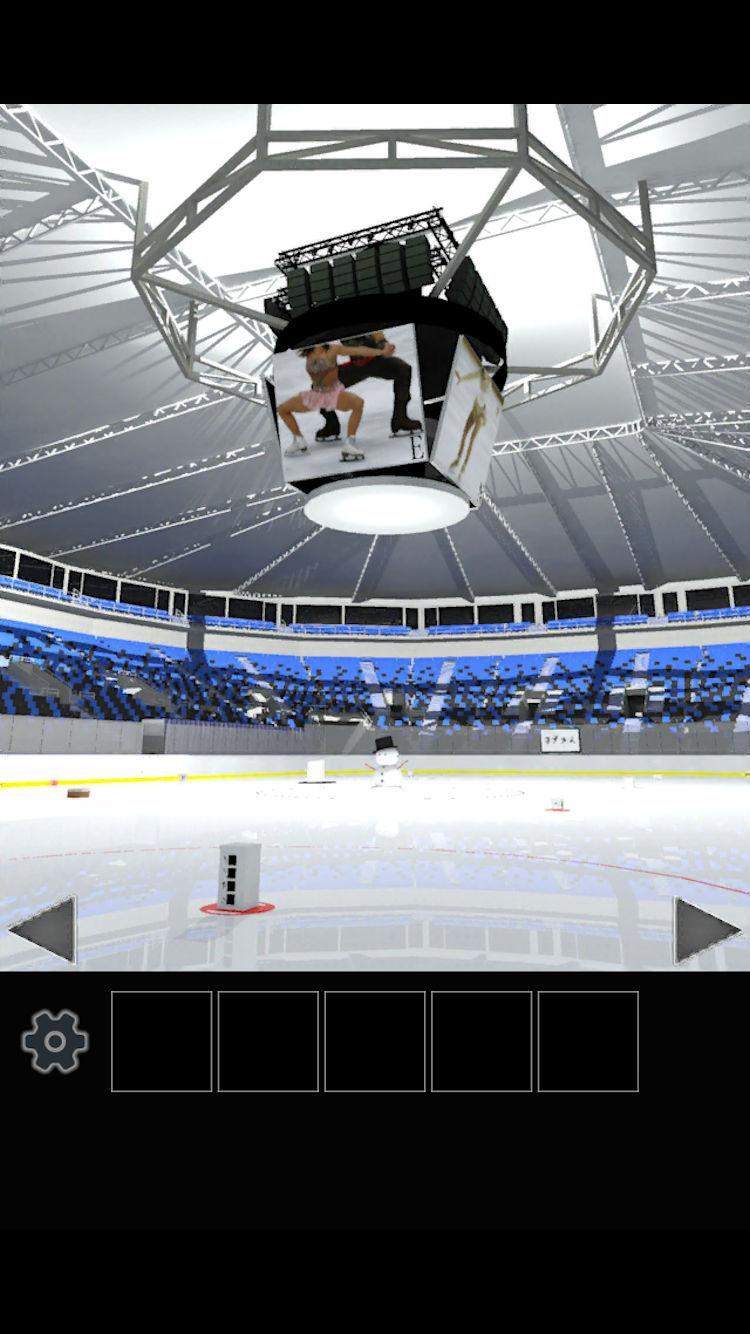 Escape from the skating hall. ภาพหน้าจอเกม