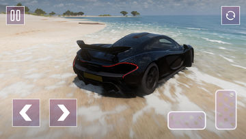P1 McLaren Drift Simulator Game Screenshot