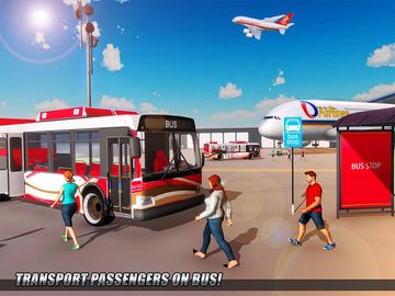 City Airplane Flight Tourist Transport Simulator Game Screenshot