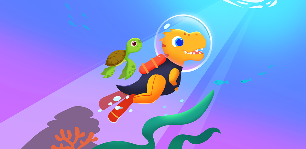 Banner of 恐竜アクアアドベンチャー - 子供向けの海のゲーム 1.1.4