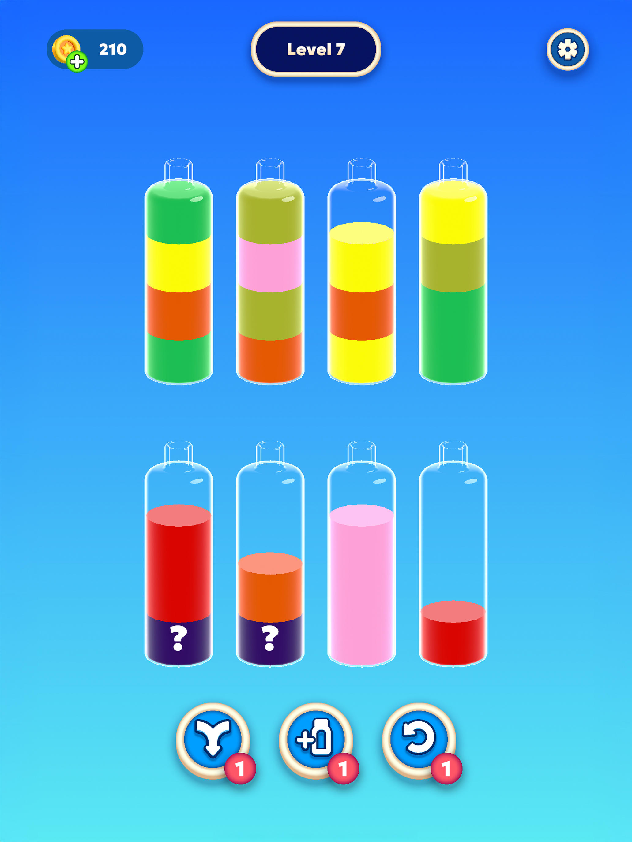 Beverage Sort - Puzzle Game Game Screenshot