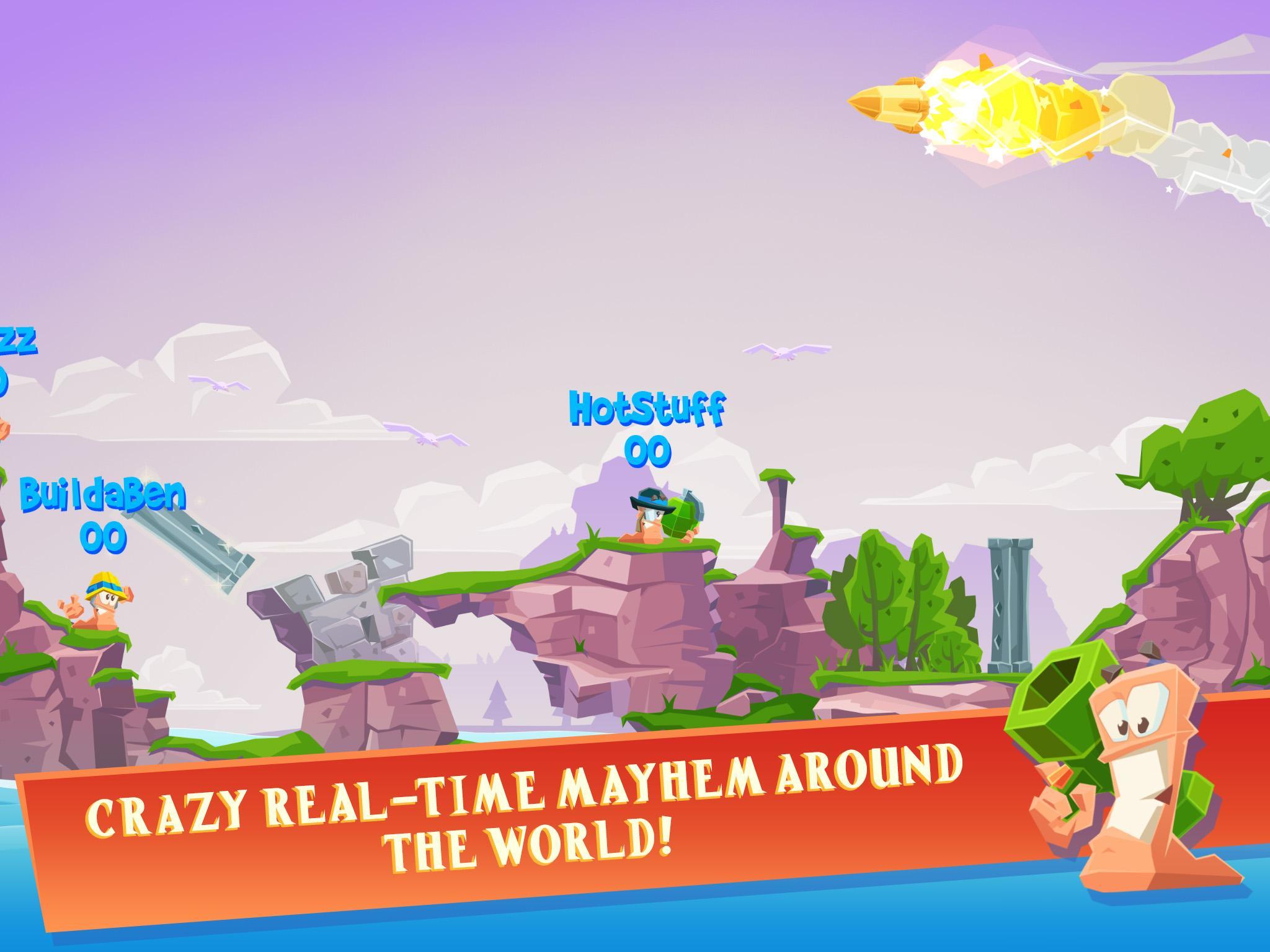 Worms 4 Game Screenshot