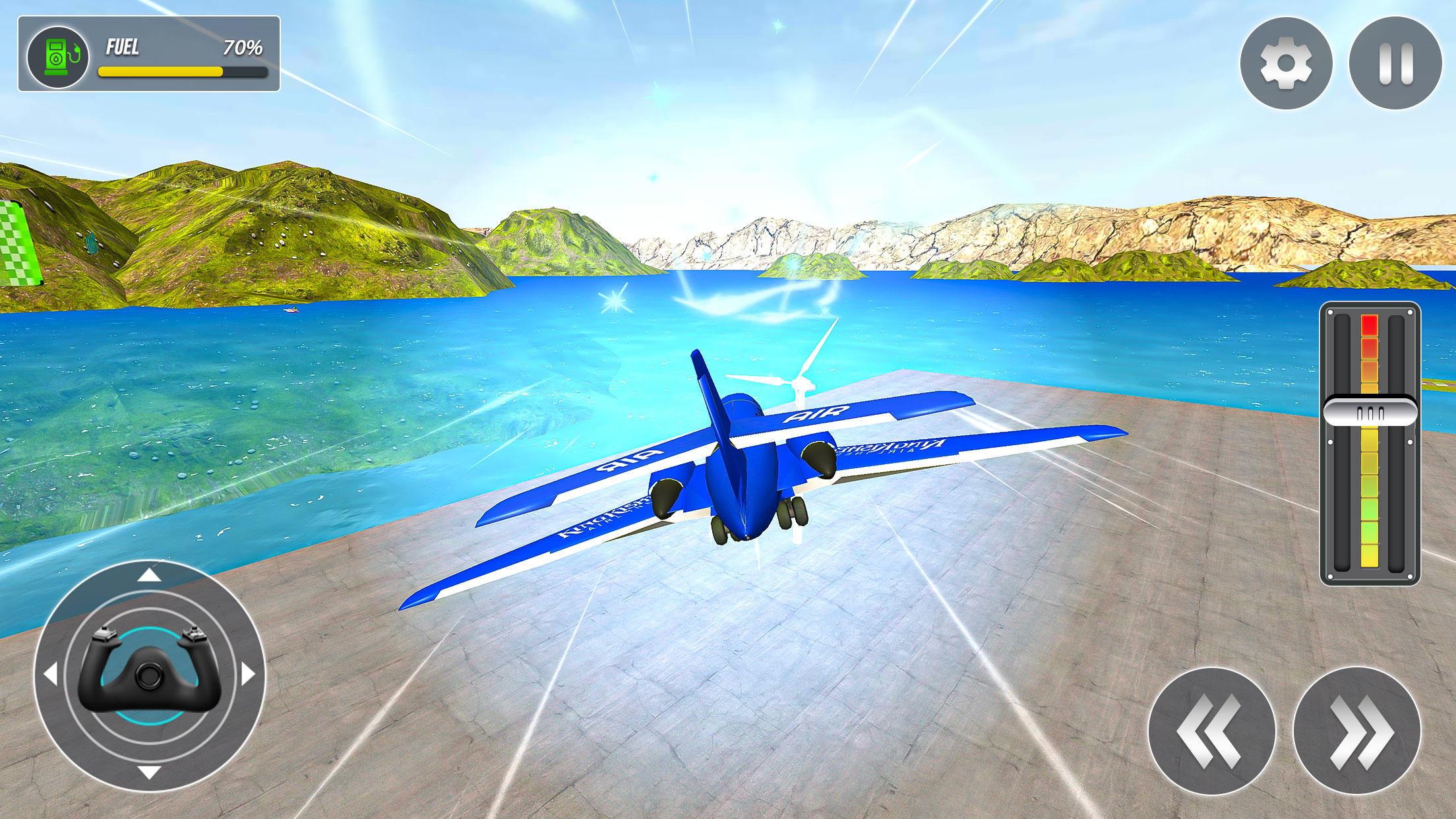 Airplane Flight Sim 3D Games 遊戲截圖