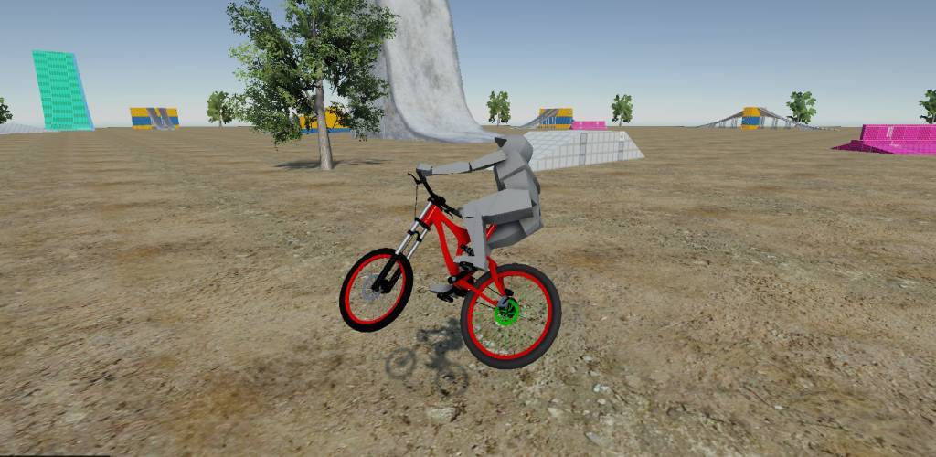 Ragdoll Bike Stunts Game Screenshot