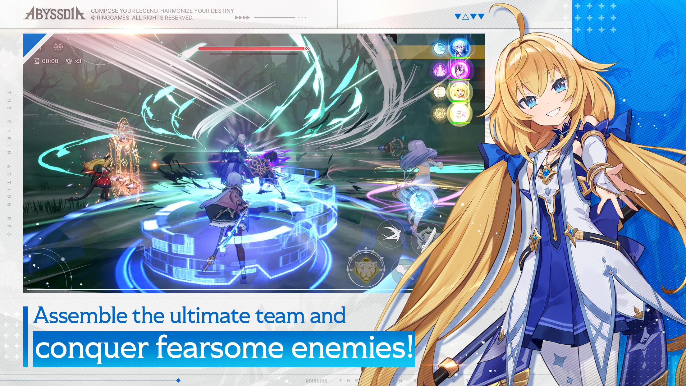 ABYSSDIA: Chain Action RPG Game Screenshot