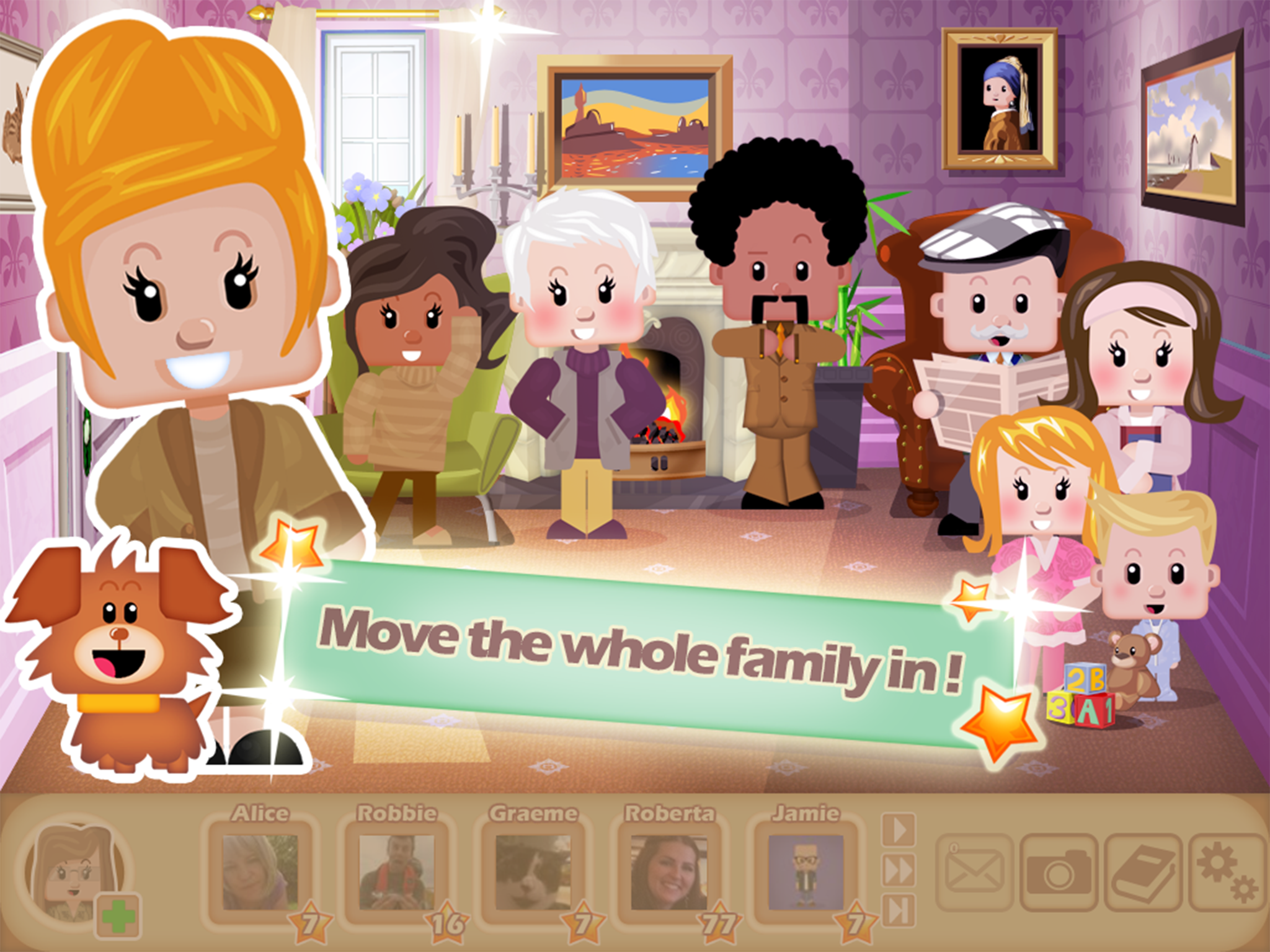 Family House screenshot game