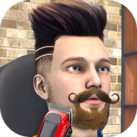 Barbearia cabeleireiro cabelo louco cortar jogo 3D Android