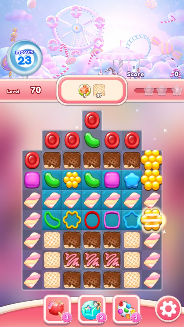 Crush the Candy: #1 Free Candy Puzzle Match 3 Game ภาพหน้าจอเกม