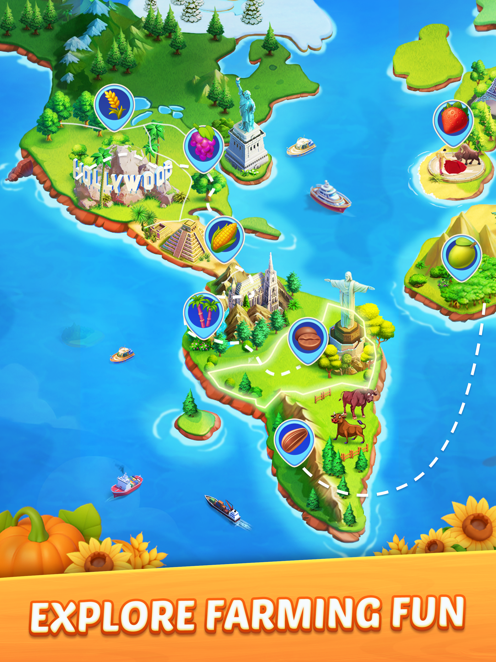 Solitaire Farm Adventure Game Screenshot