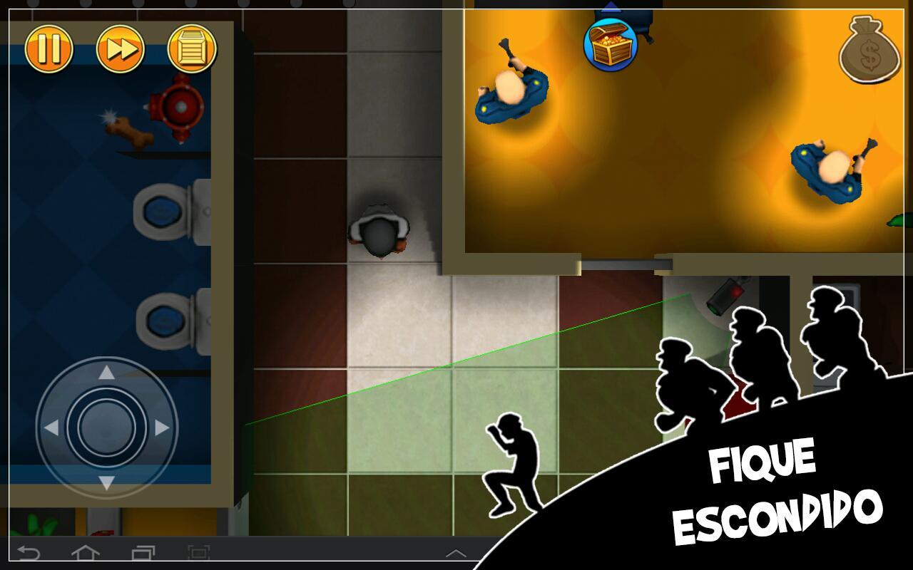 Captura de Tela do Jogo Robbery Bob - ladrão engraçado