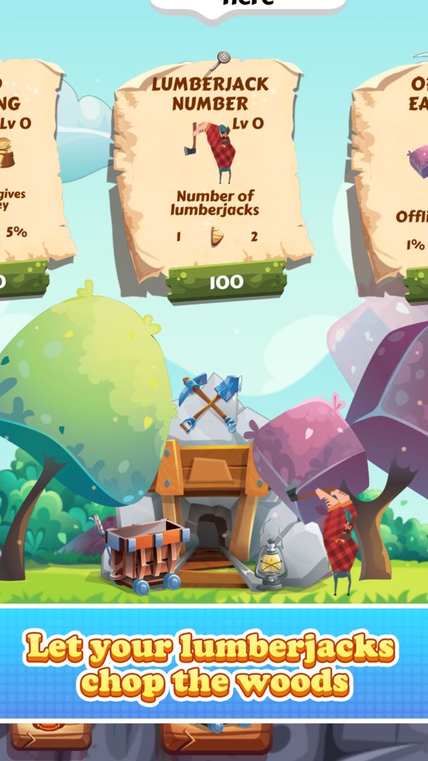 Idle Chop Miner - Free Deep Idle Casual Games screenshot game