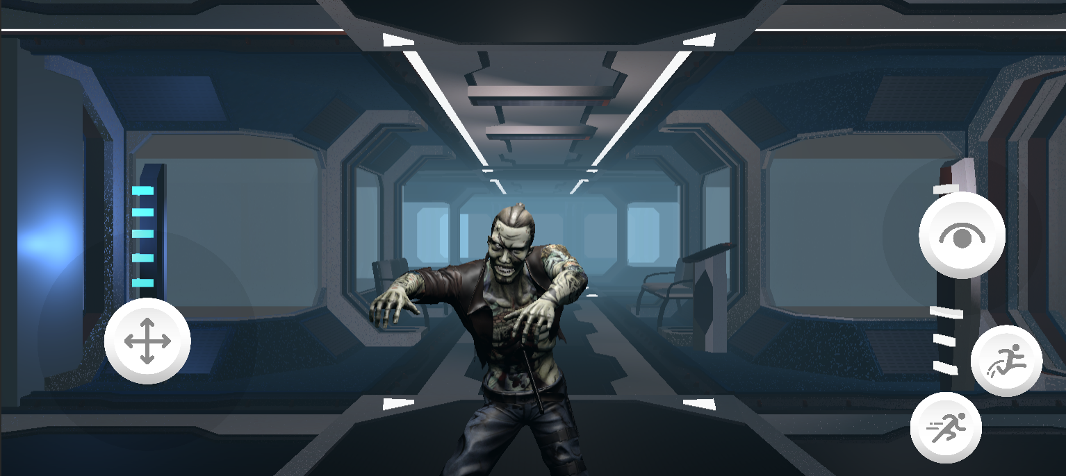 Screenshot of Zombies in Space