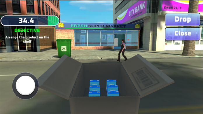 Cuplikan Layar Game Supermarket Cashier 3D