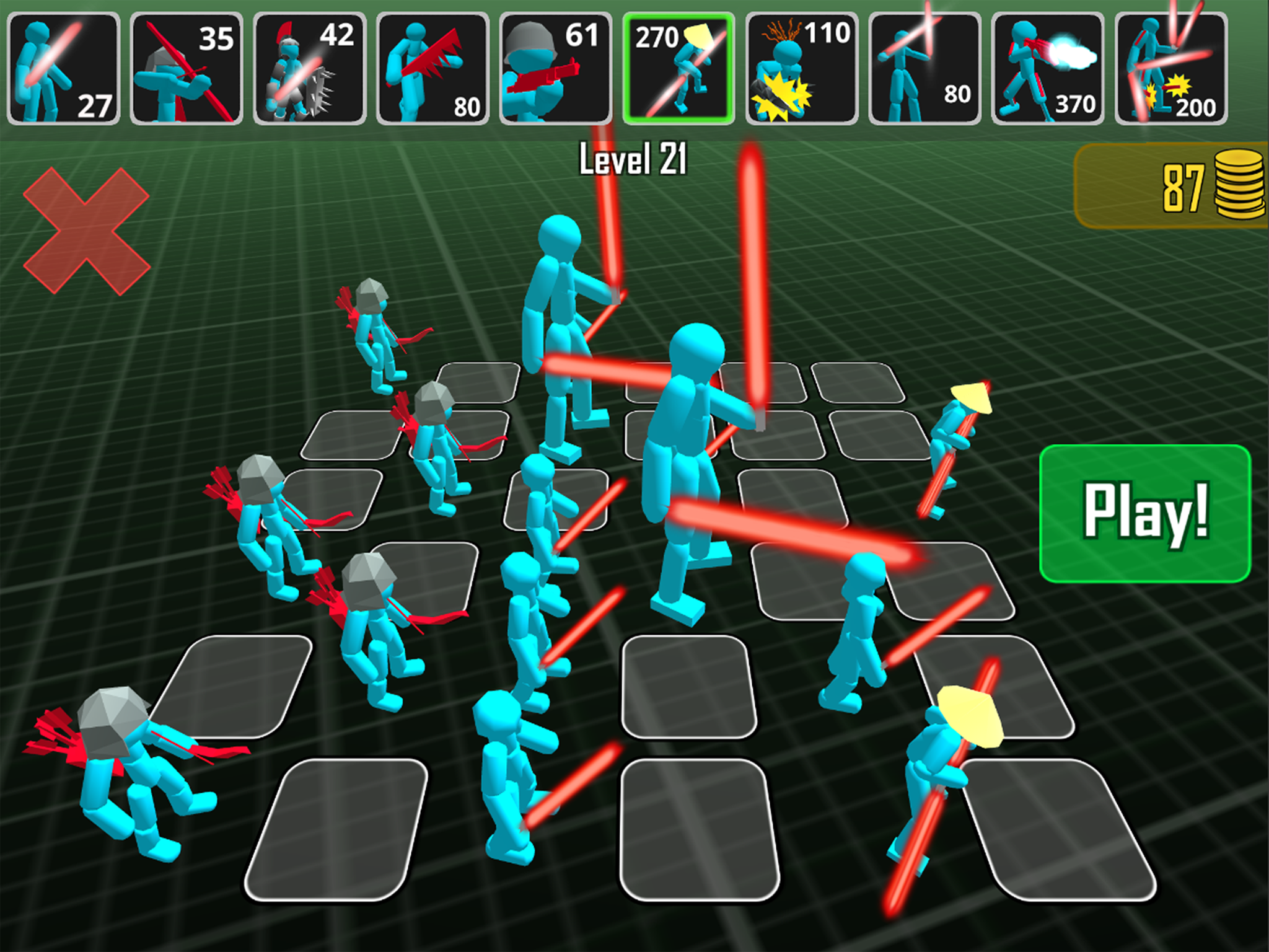 Скриншот игры Stickman Simulator Neon Battle
