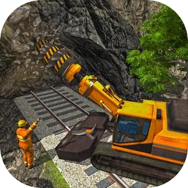 Railroad Tunnel Construction Sim: Train Games
