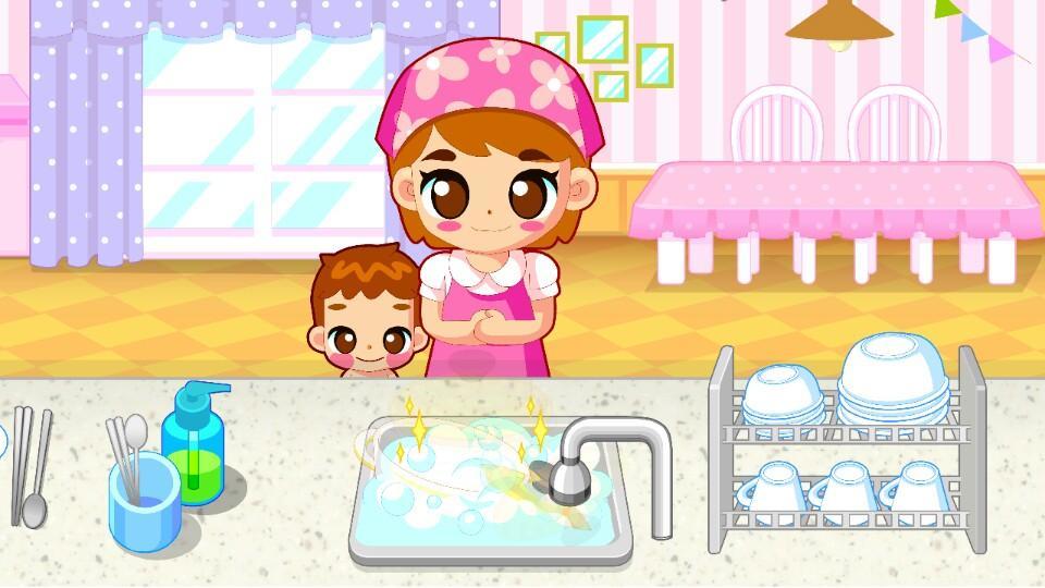 엄마와 함께 라면을 - 요리게임 screenshot game
