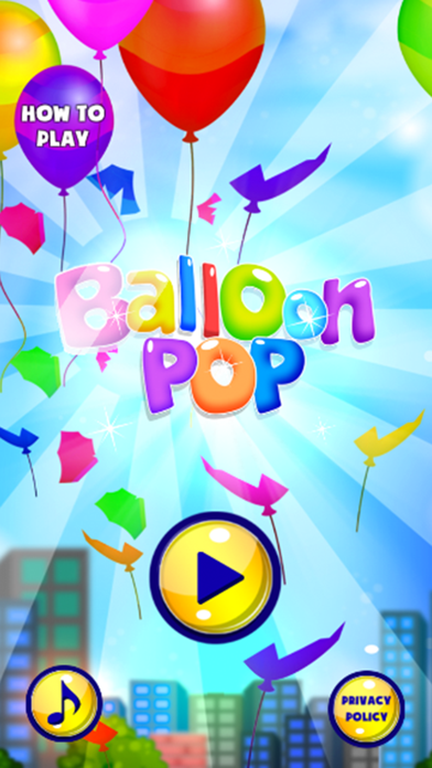 Balloon Pop Game Game Screenshot