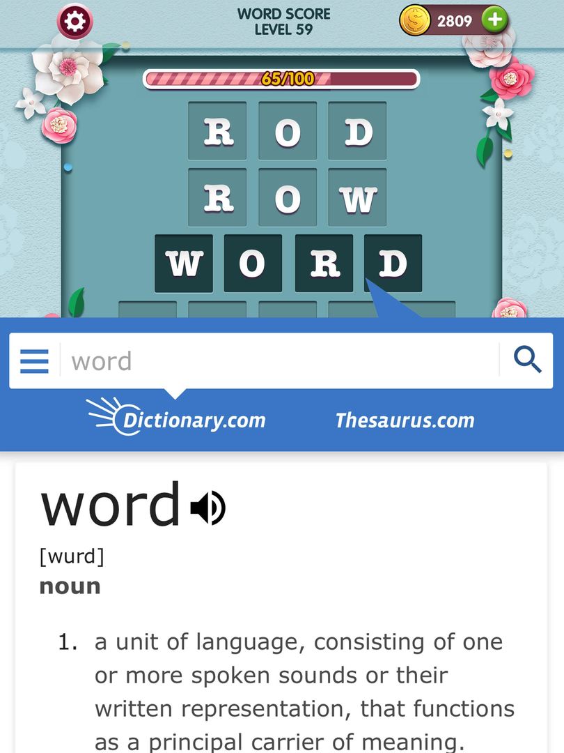 Screenshot of Word Games(Cross, Connect, Search)