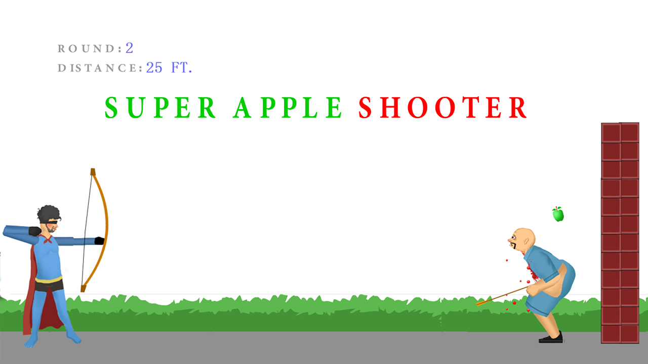 Super Apple Shooter Game Screenshot
