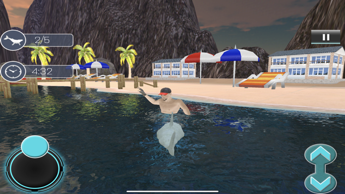 Скриншот игры Shark World: Shark Attack Game