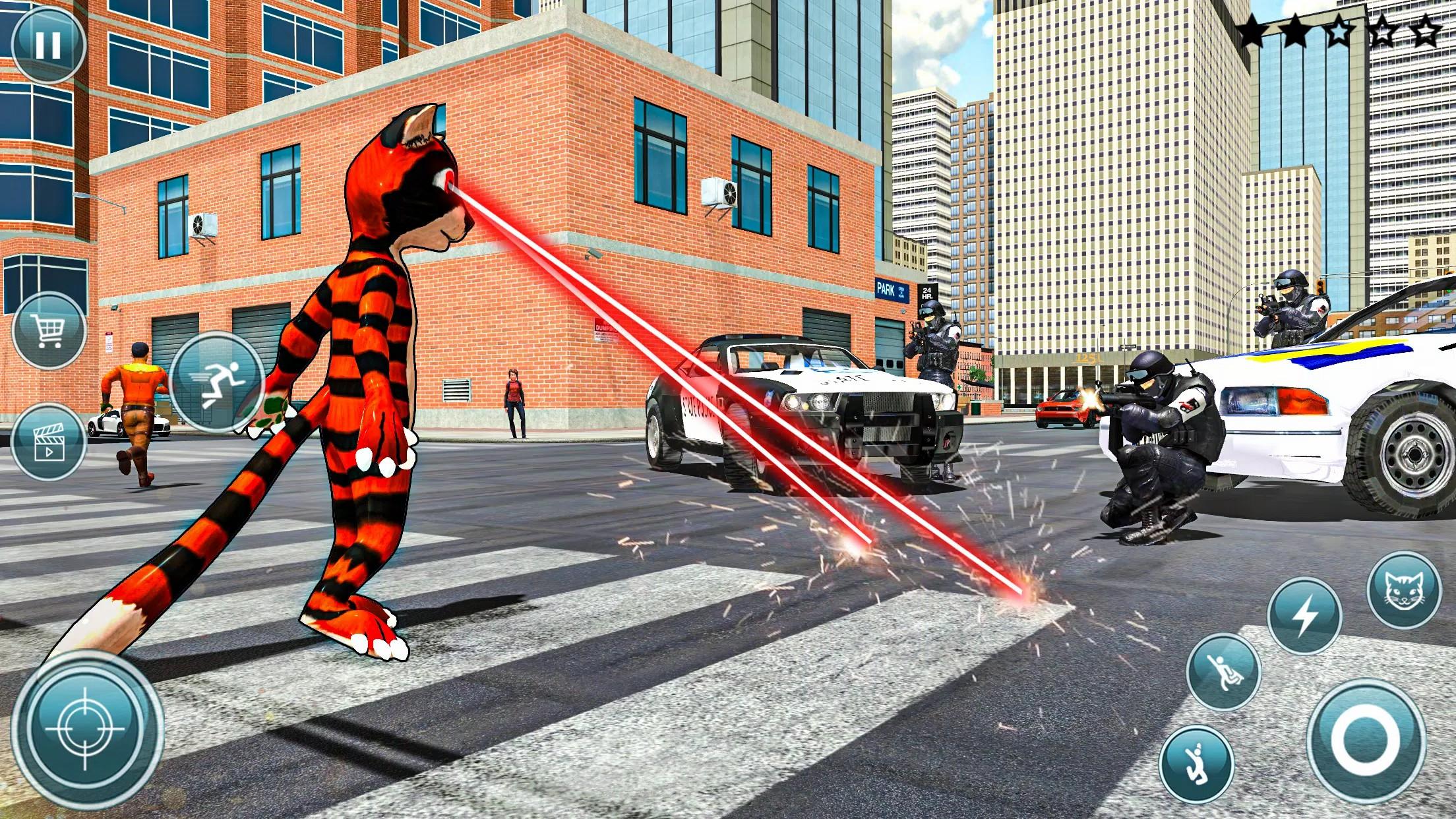 Cat Gangster Mafia City Crime Game Screenshot