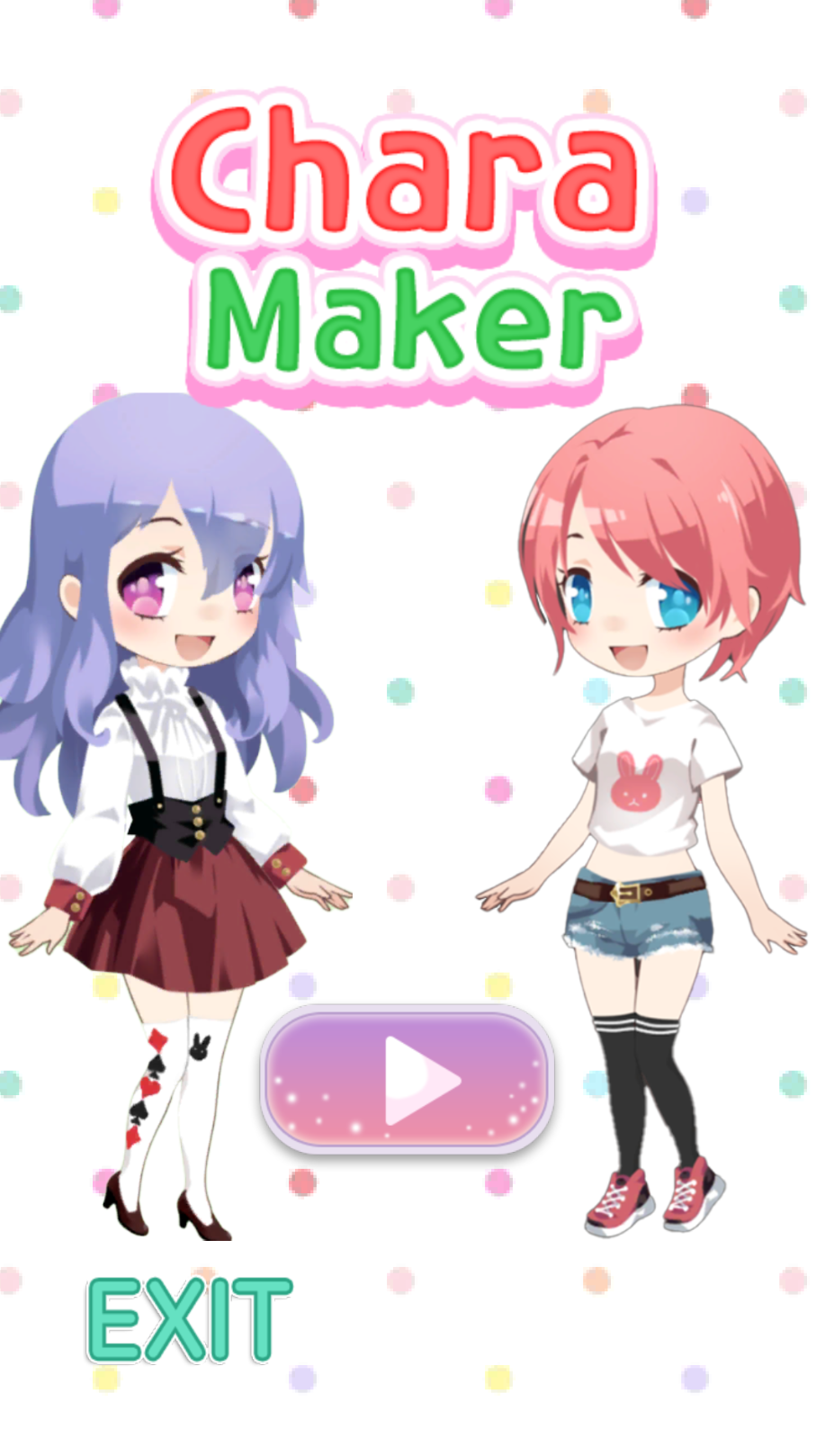 Chara Maker Game Screenshot