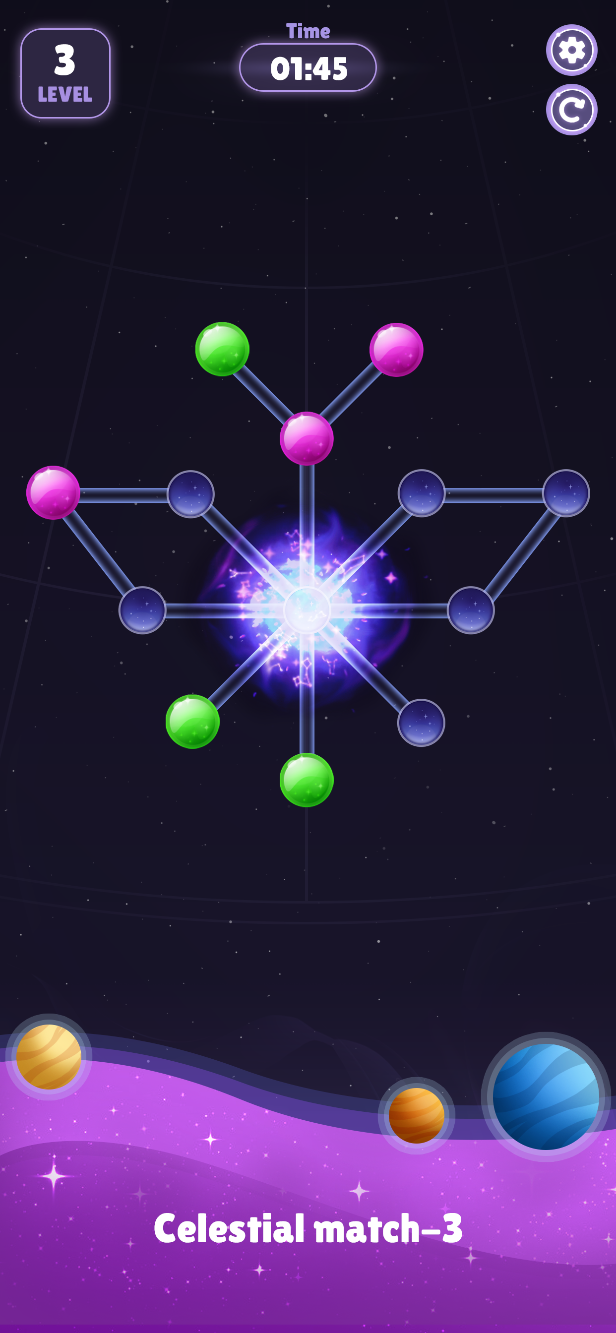 Jelly Dots: Flow Puzzles Game Screenshot