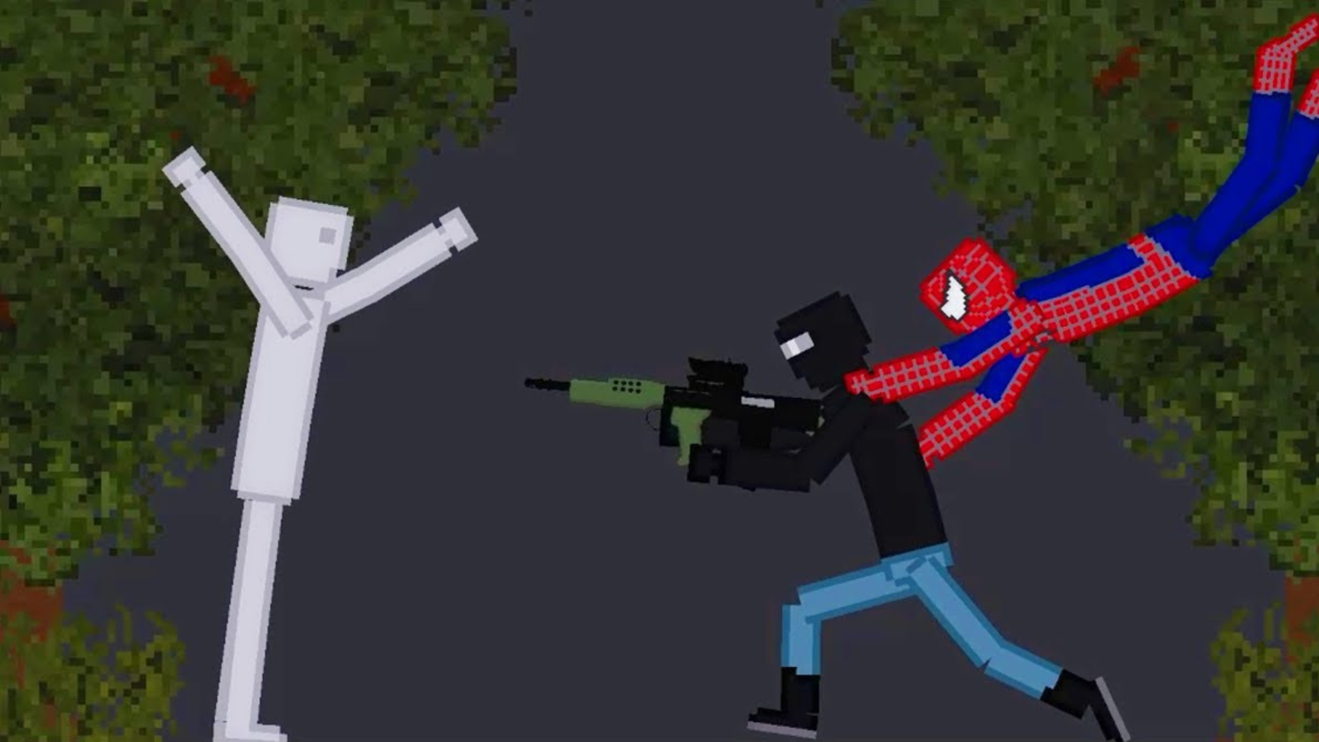 Spider Stickman Playground ゲームのスクリーンショット