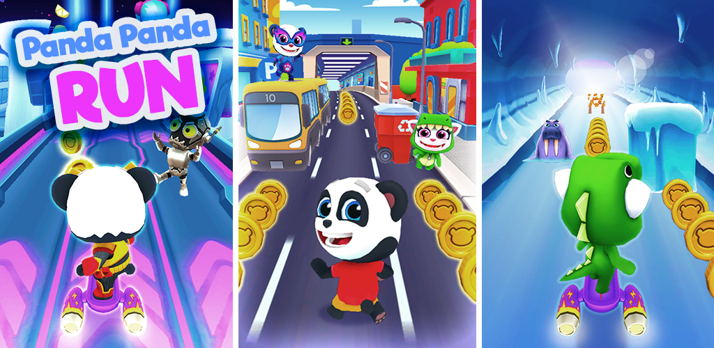 Panda Panda Runner Game Game Screenshot
