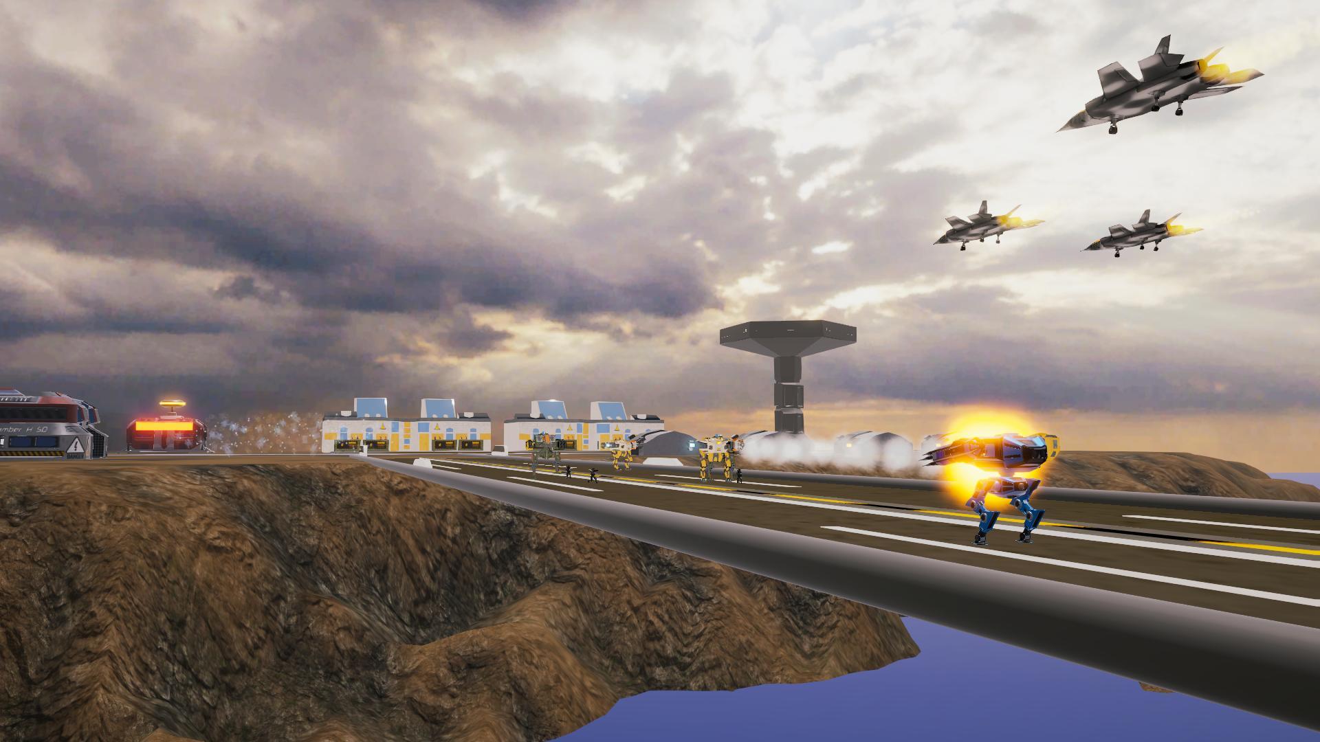 Screenshot of Titan war: Robots warfare game