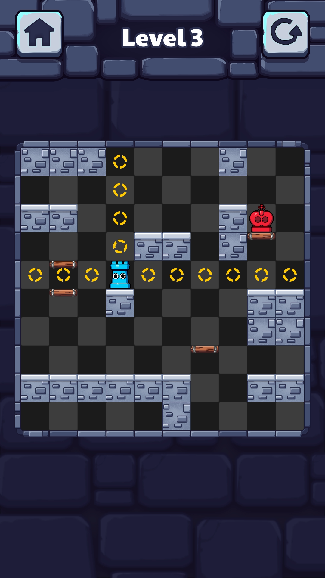 Chess Hopping Quest Game Screenshot