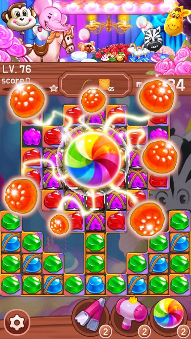 Candy Amuse: Match-3 puzzle screenshot game