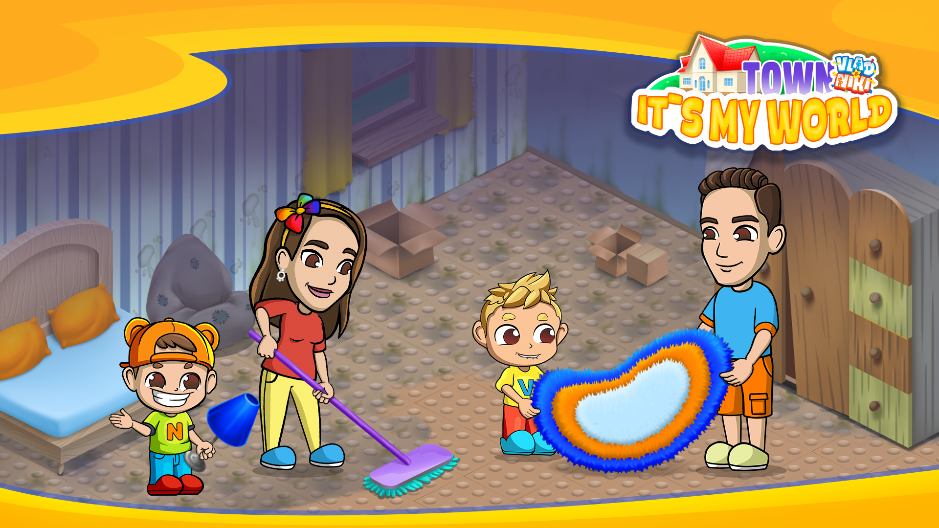 Скриншот игры Vlad&Niki Town. It's my World