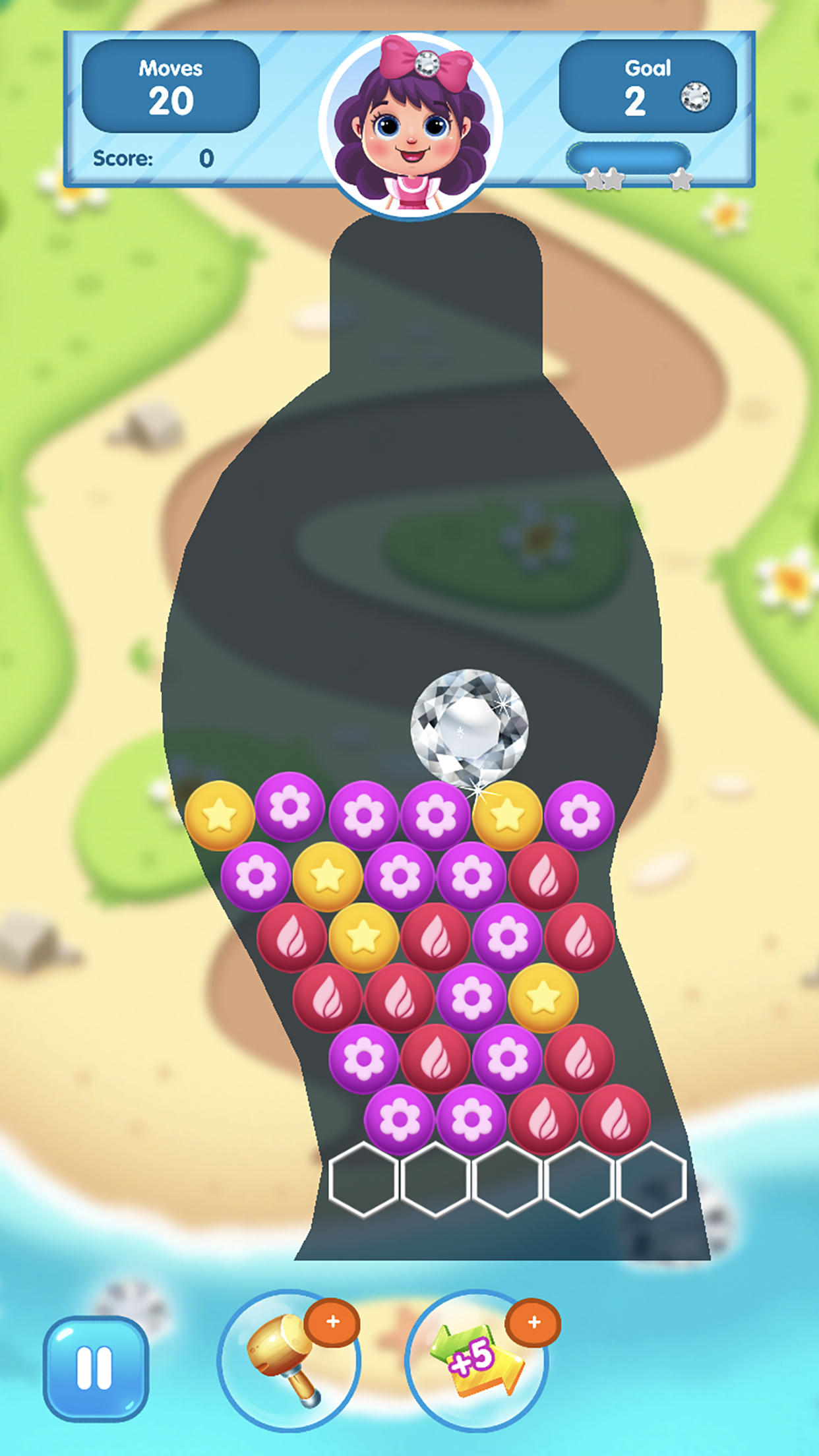 Cuplikan Layar Game 波波球