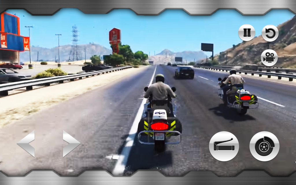 Police Motorbike : Crime City Rider Simulator 3D Game Screenshot