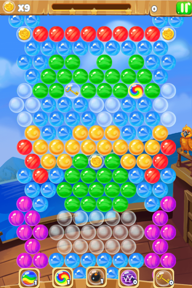 Oceanic Bubble Adventure Game Screenshot