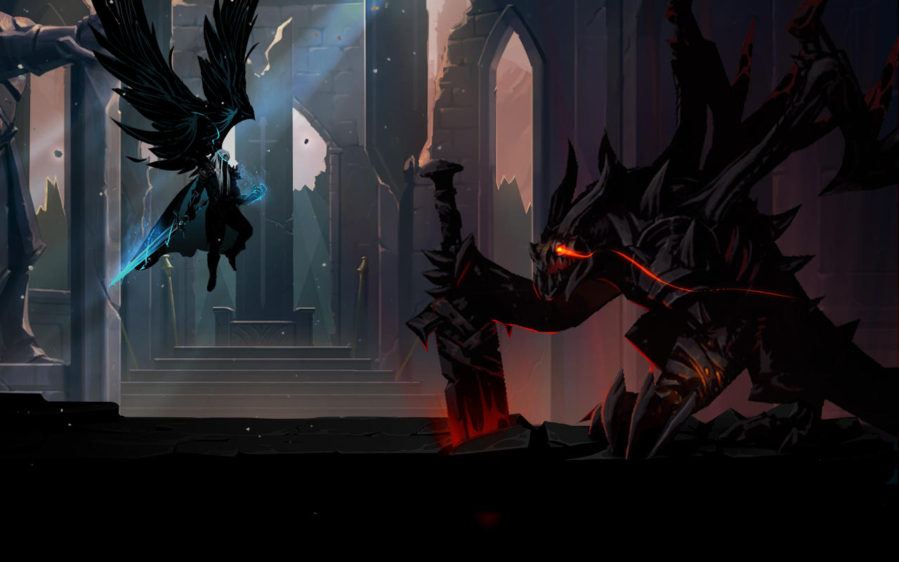 死の影: 暗黒の騎士 - 格闘RPG ゲームのスクリーンショット