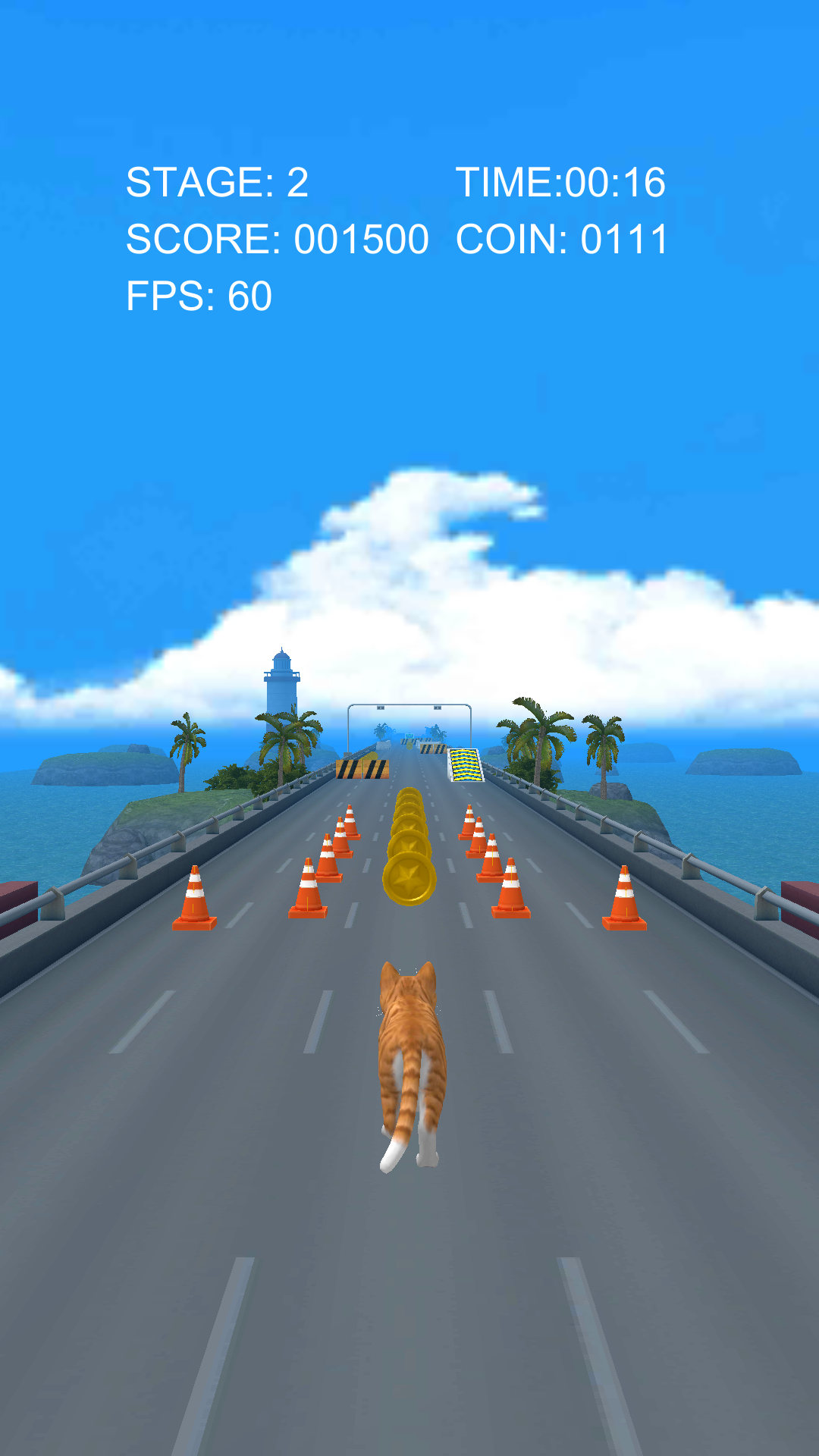 CatRunner 2022 (Nyanko Run) Game Screenshot
