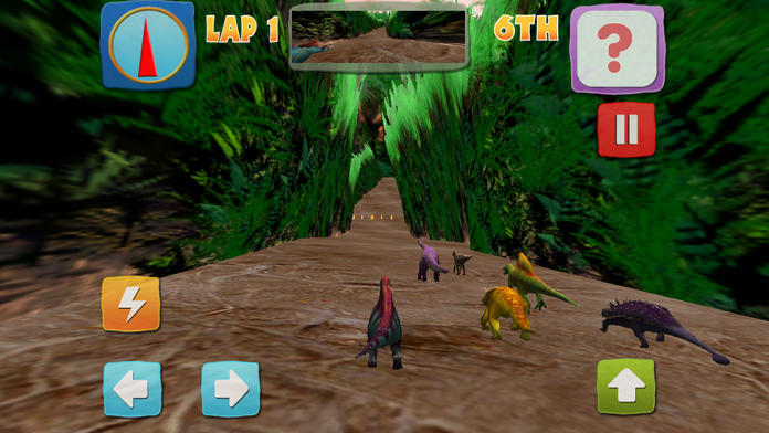 Dino Dan: Dino Racer 게임 스크린 샷
