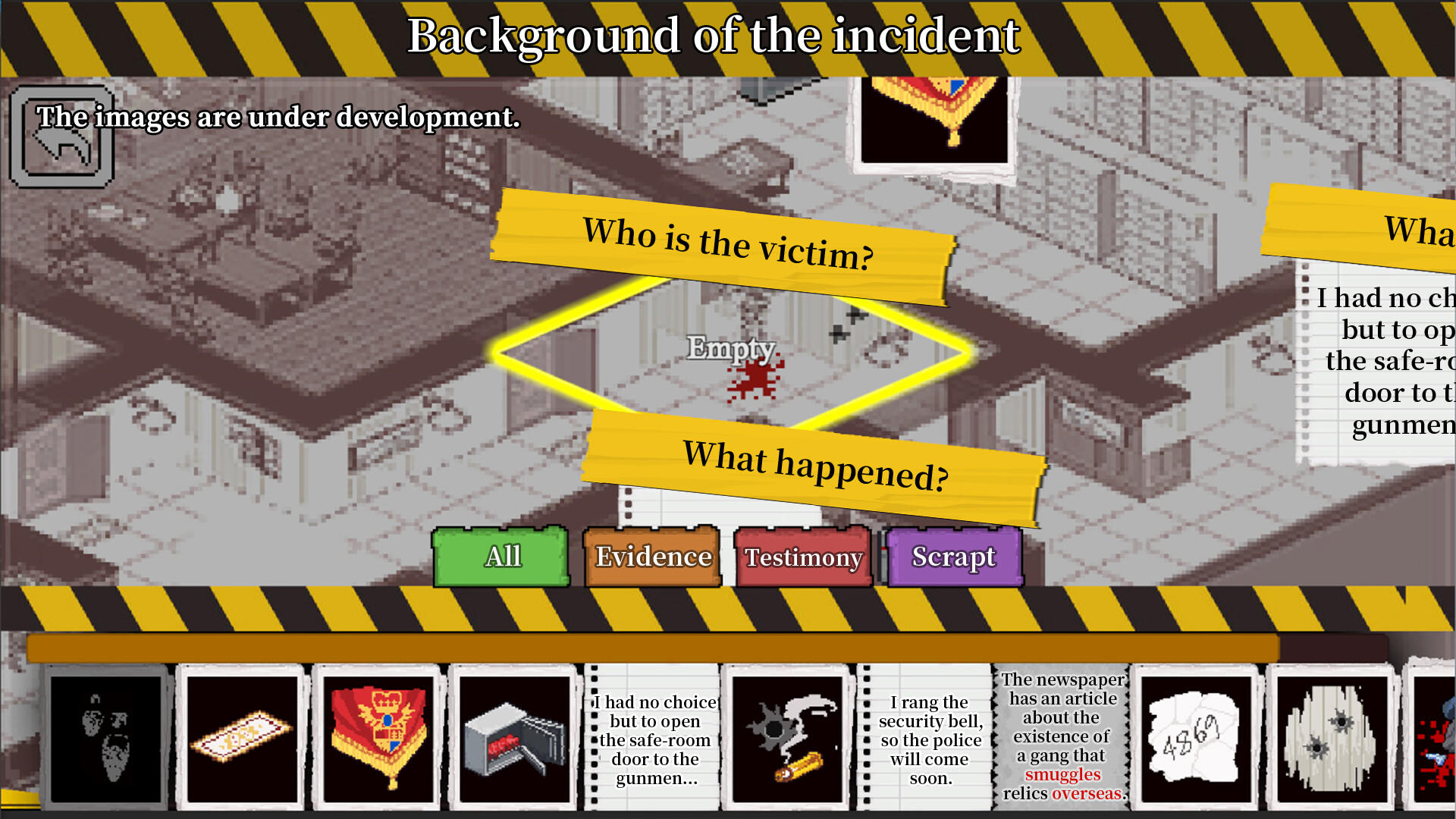 Screenshot of Connected Clue
