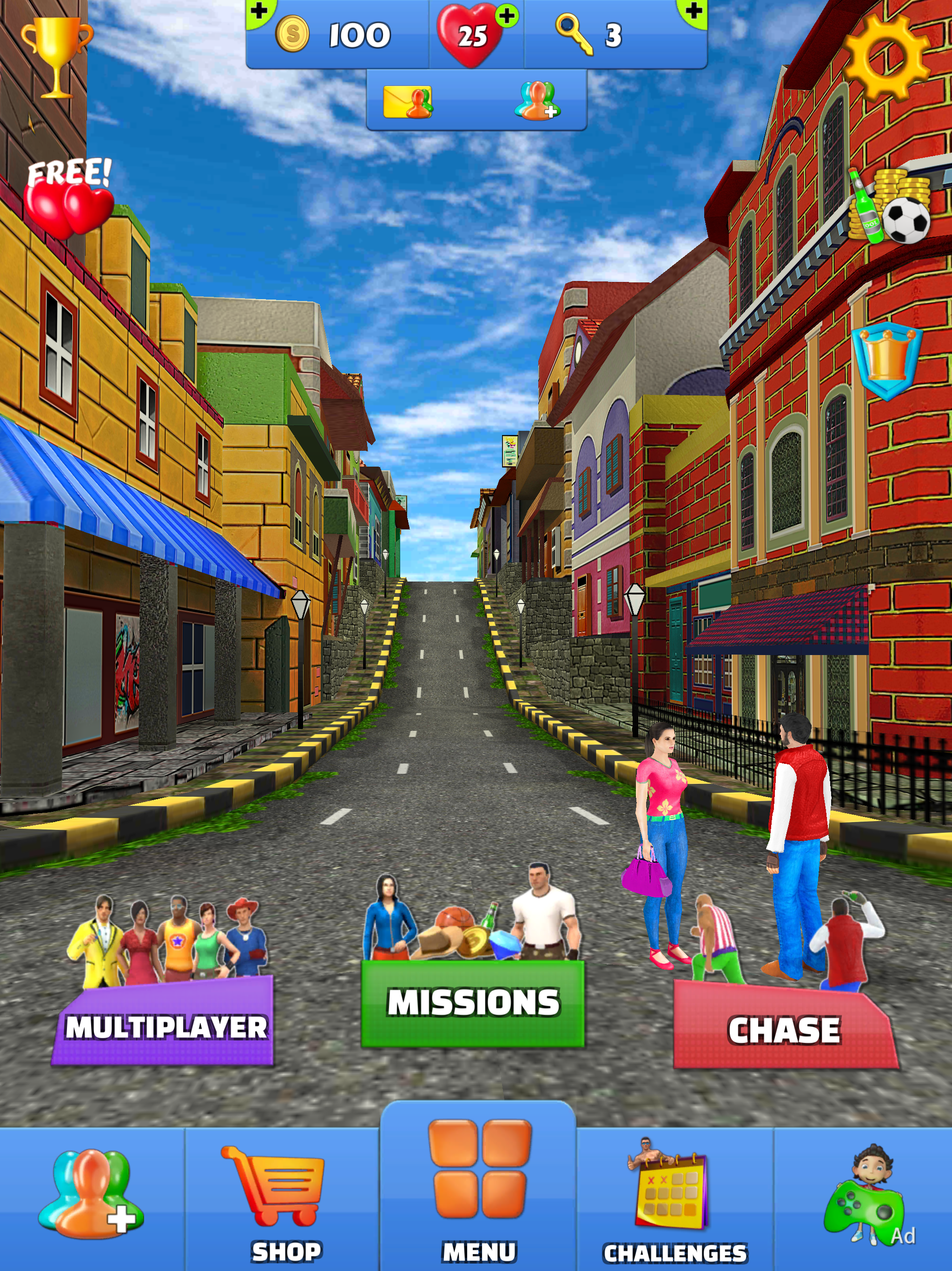 Street Chaser Game Screenshot