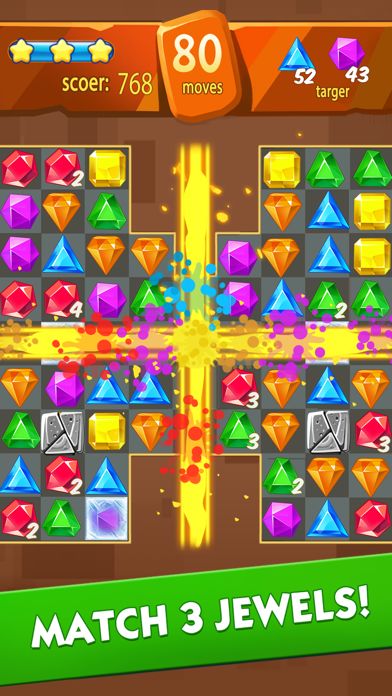 Screenshot of Jewel Fever - Match 3 Games
