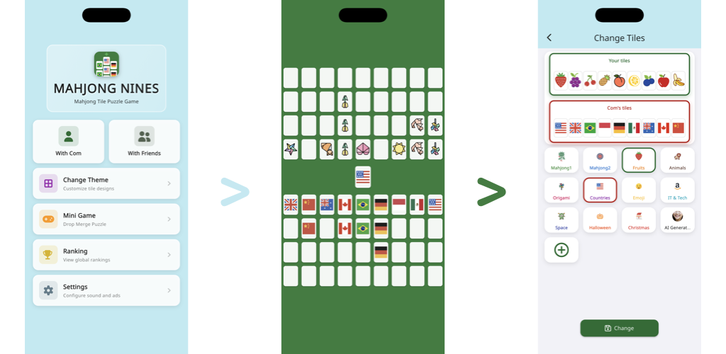 Banner of Mahjong / Nines 