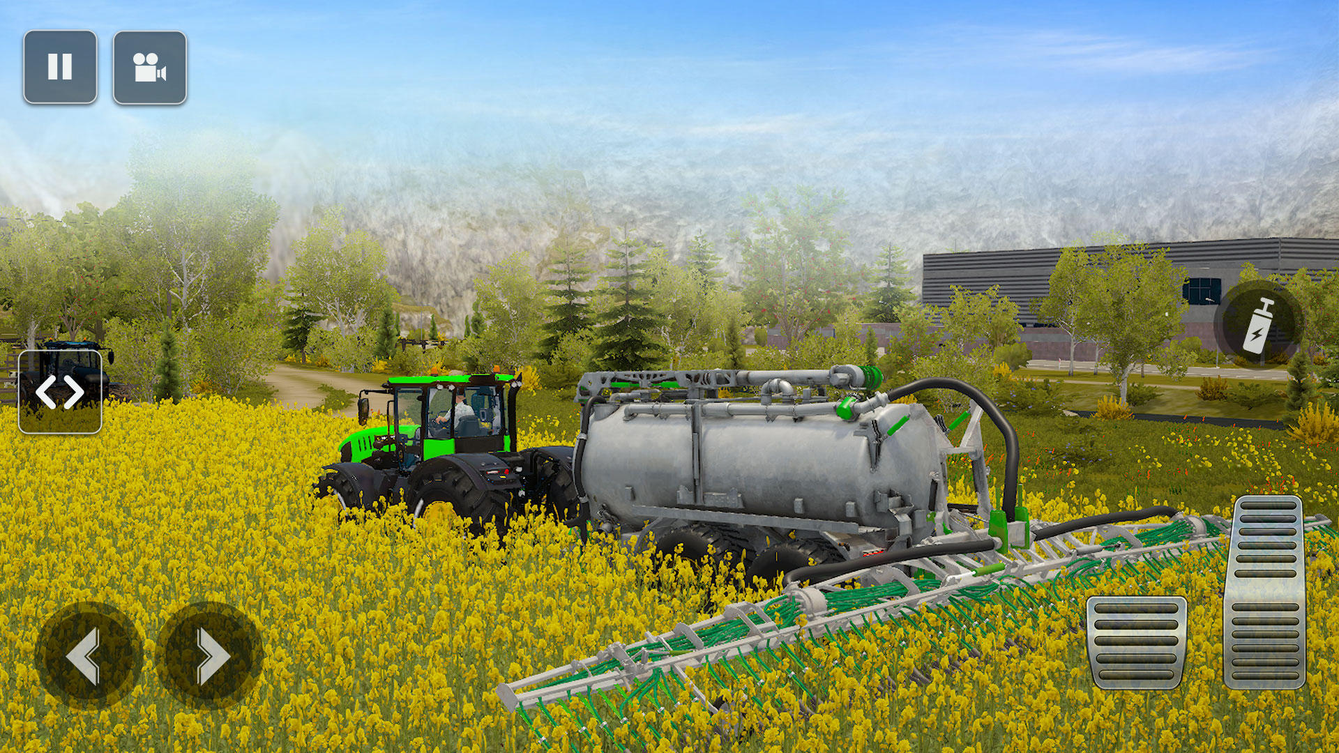 Screenshot of Tractor Farm Simulator Game