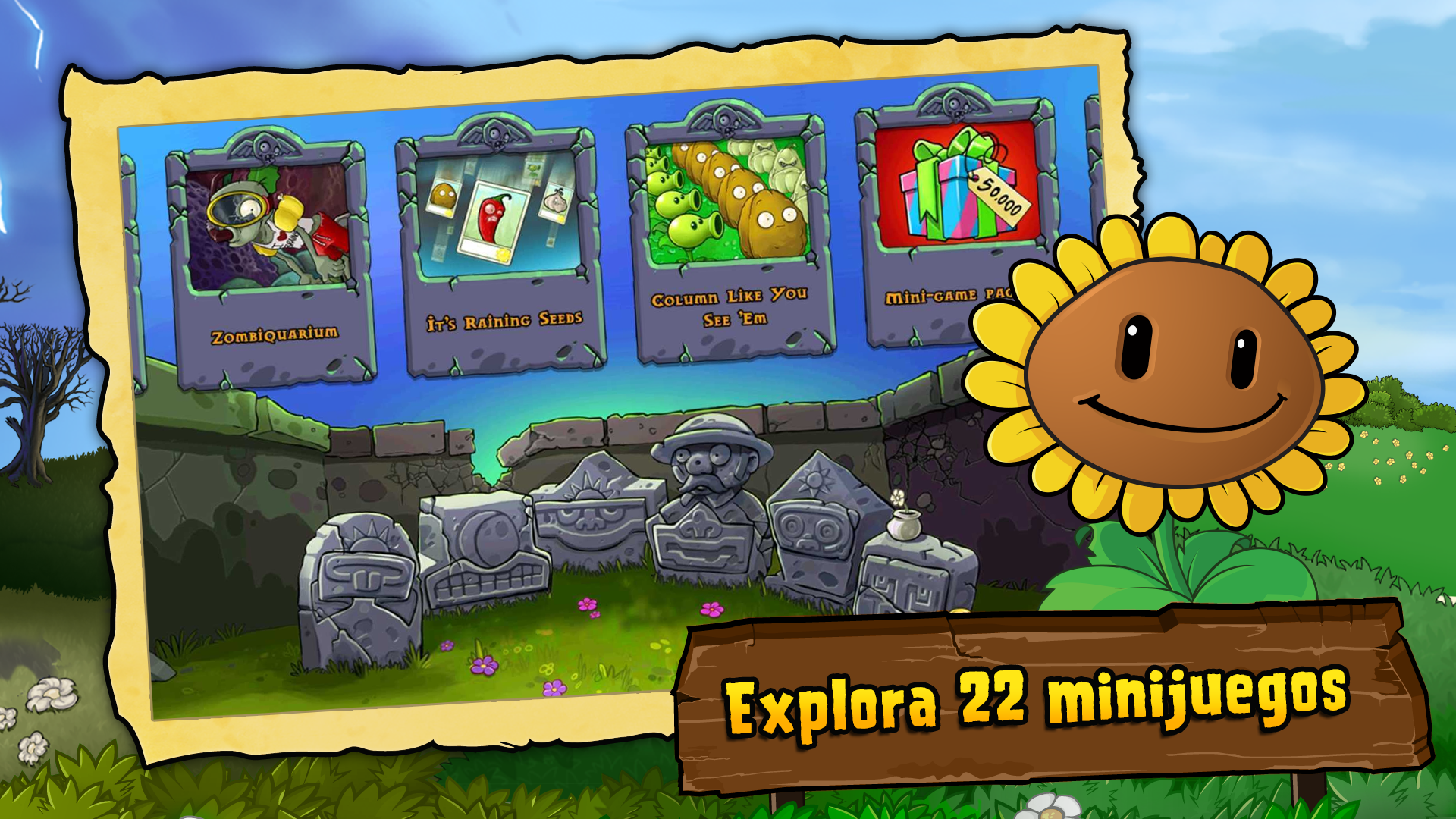 Captura de Pantalla del Juego Plants vs. Zombies™