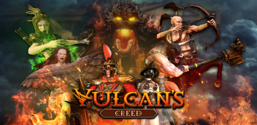 Banner of Vulcan's Creed: 신화 게임 1.0