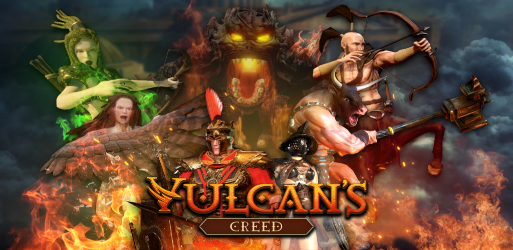 Banner of Vulcan's Creed: Mythology Game 