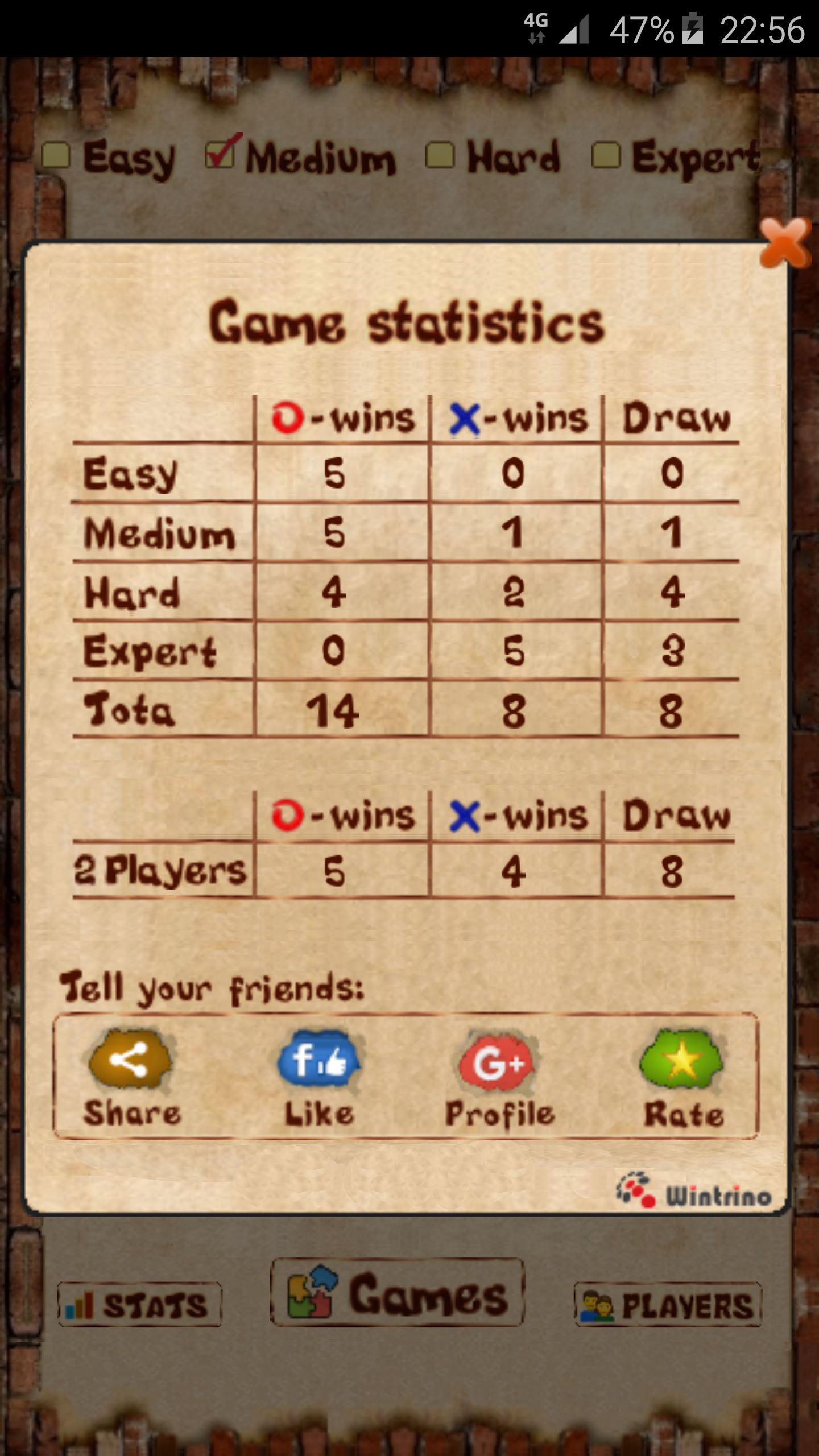 Tic Tac Toe Game Screenshot