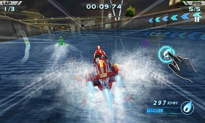 파워보트 스피드 레이싱 3D - Powerboat 게임 스크린 샷