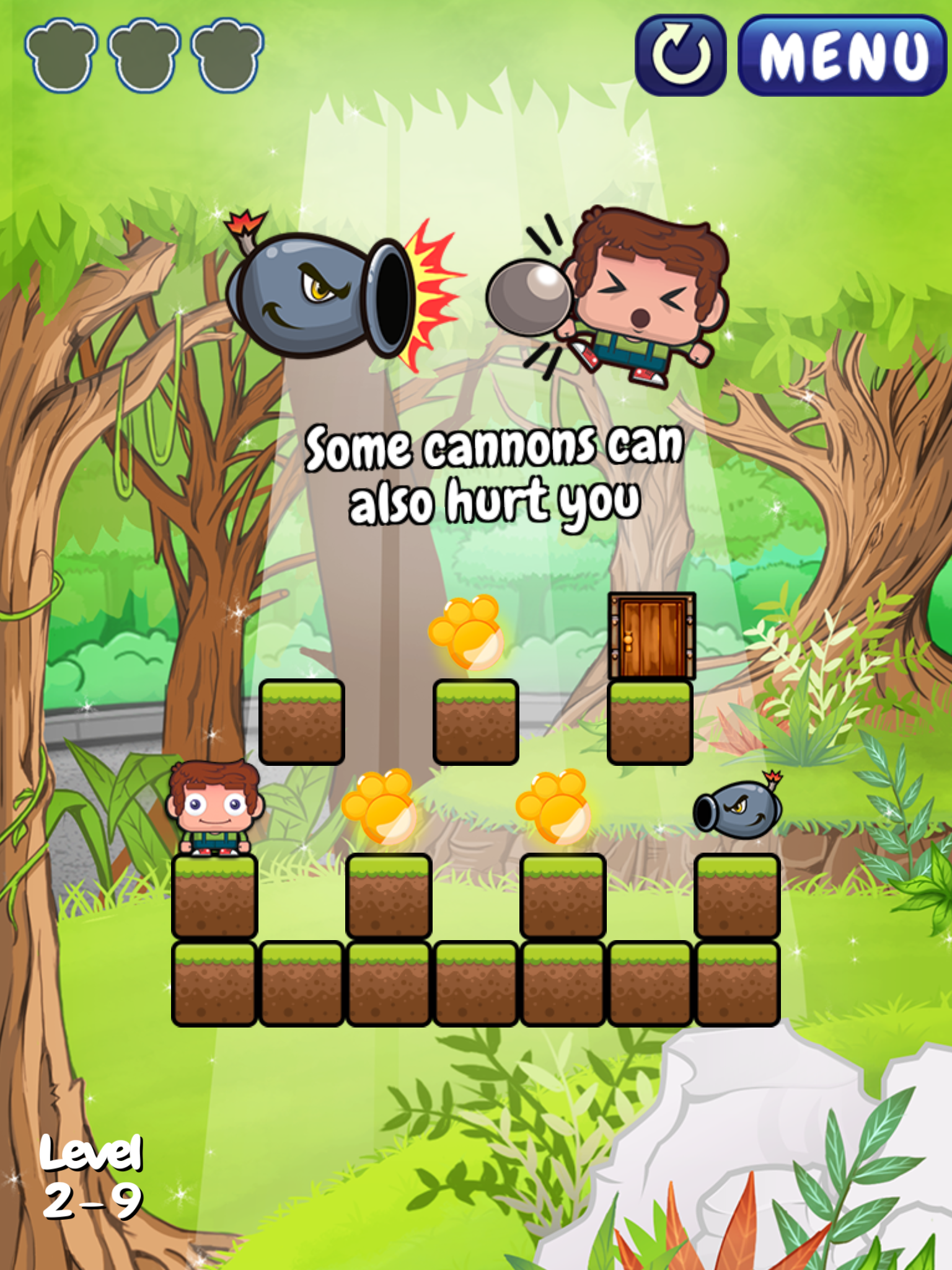 Follow Mimi the Dog Game Screenshot